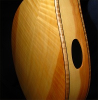 sitka spruce, western juniper flattop mandolin